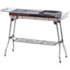 Outsunny Barbecue A Carbonella Pieghevole Portatile In Acciaio 104x33x70cm -Prodotti Per Barbecue 12004170 1