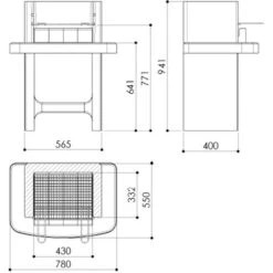 Barbecue Fisso In Muratura Con Mensola VidaXL 9 Barbecue Fisso In Muratura Con Mensola VidaXL -Prodotti Per Barbecue 12321383 3