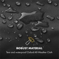 Klarstein Beef Brisket Copertura Protettiva Oxford Canvas Nero -Prodotti Per Barbecue 13296304 4