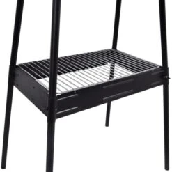 Barbecue Elettrico Rettangolare Da Giardino Con Grill E Supporto VidaXL -Prodotti Per Barbecue 1423703 4