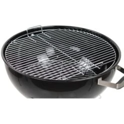Mastercook - Barbecue A Carbonella Diametro Griglia 57 Cm, Barbecue Con Ruote E Coperchio, BBQ A Carbone Dotato Di Termometro E Sistema Raccogli Cenere, Altezza Griglia Da Terra 78 Cm Nero -Prodotti Per Barbecue 14864725 4