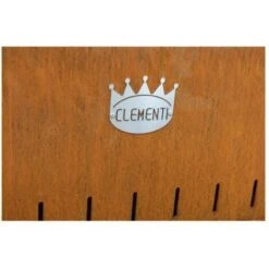 Barbecue A Carbone E Legna Clementi Super Flipper 60x53 In Acciaio Corten -Prodotti Per Barbecue 16052505 3