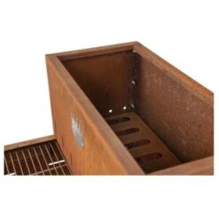 Barbecue A Carbone E Legna Clementi Super Flipper 60x53 In Acciaio Corten -Prodotti Per Barbecue 16052505 4