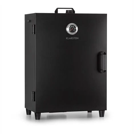 Klarstein Flintstone Affumicatore 1600 W Termometro Acciaio Inox Nero 3 Klarstein Flintstone Affumicatore 1600 W Termometro Acciaio Inox Nero
