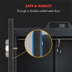 Klarstein Flintstone Affumicatore 1600 W Termometro Acciaio Inox Nero 10 Klarstein Flintstone Affumicatore 1600 W Termometro Acciaio Inox Nero -Prodotti Per Barbecue 18135686 4