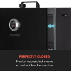 Klarstein Flintstone Affumicatore 1600 W Termometro Acciaio Inox Nero 11 Klarstein Flintstone Affumicatore 1600 W Termometro Acciaio Inox Nero -Prodotti Per Barbecue 18135686 5