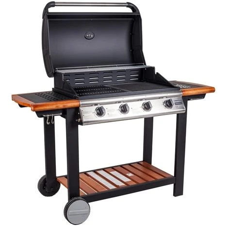 BARBECUE A GAS A 4 FUOCHI 1 GRIGLIA 4 BARBECUE A GAS A 4 FUOCHI 1 GRIGLIA - immagine 2