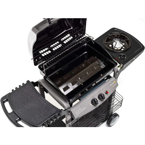 Barbecue Mod. Piu Saporillo A Gas Da 10 Kw Piastra In Acciaio Con 2 Bruciatori 6 Barbecue Mod. Piu Saporillo A Gas Da 10 Kw Piastra In Acciaio Con 2 Bruciatori - immagine 4
