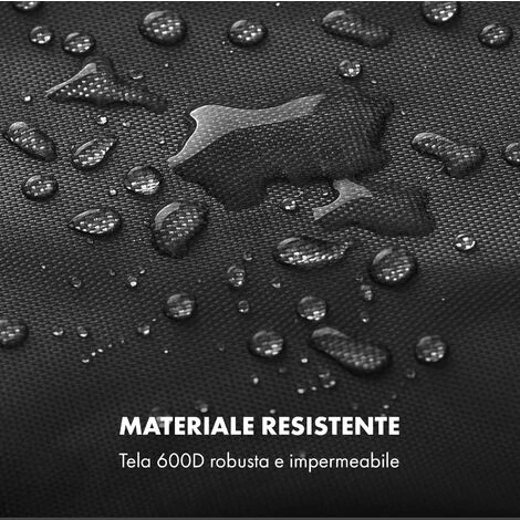 Klarstein Tomahawk Copertura Protettiva Tela 600D 30/70% PE/PVC Nero 5 Klarstein Tomahawk Copertura Protettiva Tela 600D 30/70% PE/PVC Nero - immagine 3