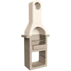 Hommoo Barbecue Fisso In Muratura Con Canna Fumaria VD27331 -Prodotti Per Barbecue 26625169 2