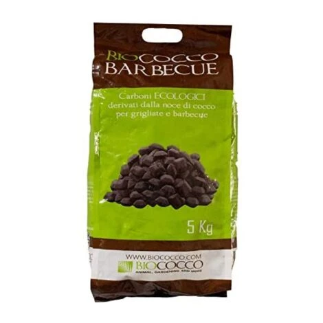 Biococco CARBONE FIBRA COCCO Carbonella Barbecue Completo Di Starter 5 KG 3 Biococco CARBONE FIBRA COCCO Carbonella Barbecue Completo Di Starter 5 KG