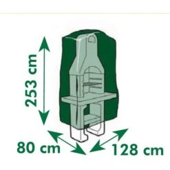Telo Di Copertura Per Barbecue In Muratura 253x128x80 Cm Nature 8 Telo Di Copertura Per Barbecue In Muratura 253x128x80 Cm Nature -Prodotti Per Barbecue 2822316 3