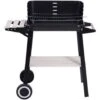 Outsunny Griglia A Carbone Barbecue Picnic Altezza Regolabile Nero 87x 45 X 83 Cm -Prodotti Per Barbecue 28945506 1