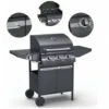 BARBEQUE A GAS 3 FUOCHI CON COPERCHIO E FORNELLO LATERALE -Prodotti Per Barbecue 30272361 1