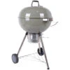 Mastercook - Barbecue A Carbonella Diametro Griglia 57 Cm, Barbecue Con Ruote E Coperchio, BBQ A Carbone Dotato Di Termometro E Sistema Raccogli Cenere, Altezza Griglia Da Terra 78 Cm Gold