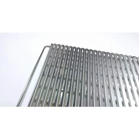 Graticola In Acciaio Inox Per Barbecue Camino Stufa Con Manici Legno Smontabili Misura A Scelta : 67x40 Cm 4 Graticola In Acciaio Inox Per Barbecue Camino Stufa Con Manici Legno Smontabili Misura A Scelta : 67x40 Cm - immagine 2