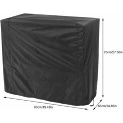 Copri Barbecue Nero, Copri Griglia A Prova Di UV / Acqua / Umidità Protezione UV Antipolvere Resistente Al Vento Per Barbecue All'aperto Griglia Da Giardino Patio ('80x66x100cm) -Prodotti Per Barbecue 32755246 3