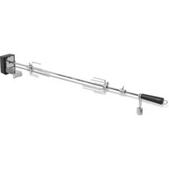 Spiedo Motorizzato Da Rosticceria In Acciaio 1000 Mm VidaXL -Prodotti Per Barbecue 3522861 4