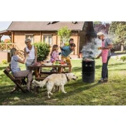 Mastercook - Barbecue Affumicatore A Carbone Barrel Con Griglia 47 Cm -Prodotti Per Barbecue 36243477 3