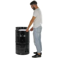 Mastercook - Barbecue Affumicatore A Carbone Barrel Con Griglia 47 Cm -Prodotti Per Barbecue 36243477 4