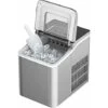 Macchina Del Ghiaccio Silenziosa, Fabbricatore Di Ghiaccio Per Uso Domestico, 12kg Al Giorno, Con Serbatoio Dell'Acquadi 1,6 Litri, Facile Da Usare, 30x22x29,5 Cm (Argento) -Prodotti Per Barbecue 37329464 1