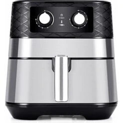 Friggitrice Ad Aria Meccanica, Forno Ad Aria Calda Con Touch Screen, Friggitrice 1700W Senza Olio, Friggitrice Ad Aria Temperatura Protezione Surriscaldamento Con Accessori, Nero -Prodotti Per Barbecue 37329471 3