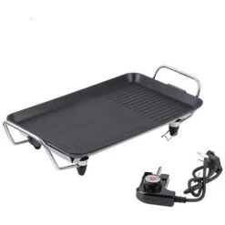 Bistecchiera Elettrica Tavolo 46x26cm 2000W Antiaderente Barbecue Griglia 021 11 Bistecchiera Elettrica Tavolo 46x26cm 2000W Antiaderente Barbecue Griglia 021 -Prodotti Per Barbecue 38533686 5