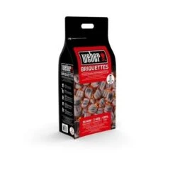 Sacco 8Kg Brichetti Di Carbone Weber 17667130 Barbecue Griglia Bbq Brace