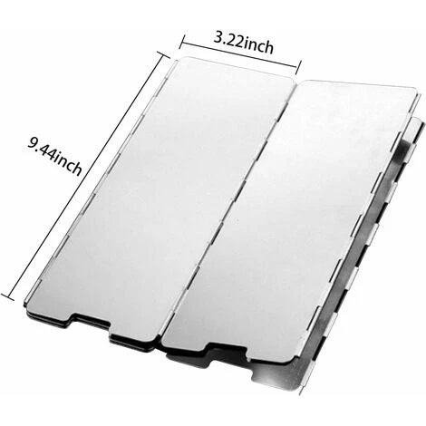 Kueatily Protezione Dal Vento Stufa A Gas Pieghevole In Alluminio Protezione Dal Vento Fornello Da Campeggio Con 10 Lamelle In Alluminio, Protezione Dal Vento Pieghevole Leggera, Schermo Antivento Per 4 Kueatily Protezione Dal Vento Stufa A Gas Pieghevole In Alluminio Protezione Dal Vento Fornello Da Campeggio Con 10 Lamelle In Alluminio, Protezione Dal Vento Pieghevole Leggera, Schermo Antivento Per - immagine 2