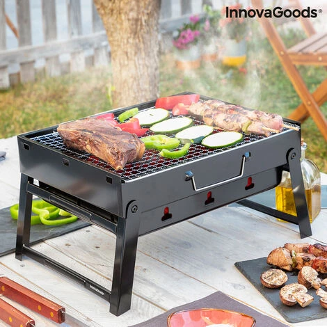 Barbecue Pieghevole Portatile A Carbone BearBQ InnovaGoods 3 Barbecue Pieghevole Portatile A Carbone BearBQ InnovaGoods
