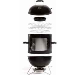 Affumicatore A Carbone 44 Cm Nero - Doc205 - Livoo -Prodotti Per Barbecue 51602392 5