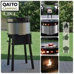 Braciere Barbecue Plancha Nomade QAÏTO Camping QAITO -Prodotti Per Barbecue 51661278 2
