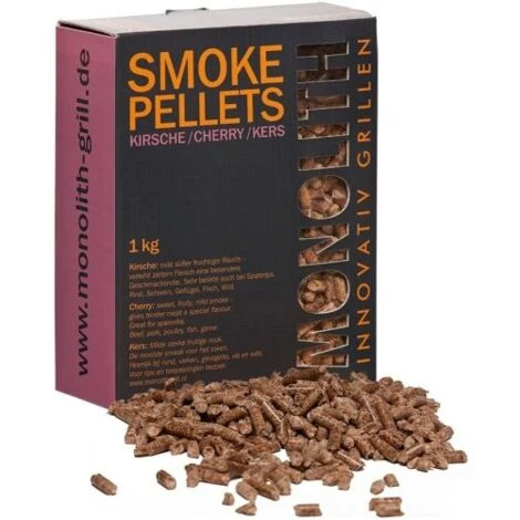PELLET LEGNA PER BARBECUE AFFUMICATURA A CILIEGIO 1 KG MONOLITH 38127 3 PELLET LEGNA PER BARBECUE AFFUMICATURA A CILIEGIO 1 KG MONOLITH 38127