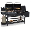 Klarstein Kingsville Smoker, Griglia Combinata, Affumicatore, Gas, Carbonella, 3+1 Bruciatori, 13,5 KW 1 Klarstein Kingsville Smoker, Griglia Combinata, Affumicatore, Gas, Carbonella, 3+1 Bruciatori, 13,5 KW -Prodotti Per Barbecue 53627489 1