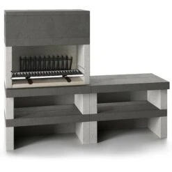 Barbecue Edilmark KUBO.1 Fuoco Posteriore - Panca Reversibile