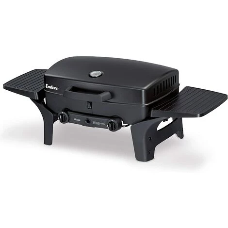 Barbecue A Gas Modello Urban Portatile A Due Fuochi Con Piastra In Ghisa 4 Barbecue A Gas Modello Urban Portatile A Due Fuochi Con Piastra In Ghisa - immagine 2
