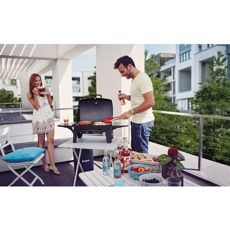 Barbecue A Gas Modello Urban Portatile A Due Fuochi Con Piastra In Ghisa 7 Barbecue A Gas Modello Urban Portatile A Due Fuochi Con Piastra In Ghisa - immagine 5