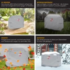 KESSER® Copertura Per Griglia Per Barbecue Premium Copertura Per Grill A Gas Cappa Grigliata Resistente Alle Intemperie - Per Weber, Brinkmann, Char Copertura Protettiva Per Griglia Copertura Protetti -Prodotti Per Barbecue 55013850 3