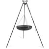 Barbecue Treppiede Da 200 Cm Con Wok In Acciaio Naturale Da 60 Cm 2 Barbecue Treppiede Da 200 Cm Con Wok In Acciaio Naturale Da 60 Cm -Prodotti Per Barbecue 57003986 1
