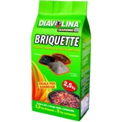 DIAVOLINA BRIQUETTE KG.2,5 CARBONE PRESS