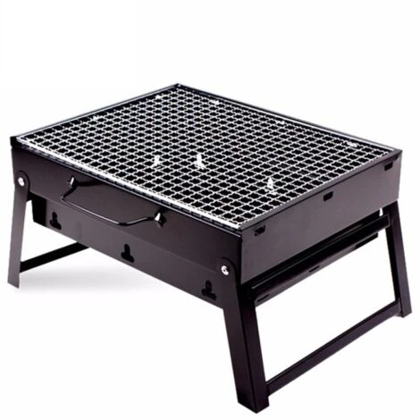Trade Shop - Barbecue Portatile A Carbonella Per Grigliate Carne Pesce Verdure 20x35x27 Cm 3 Trade Shop - Barbecue Portatile A Carbonella Per Grigliate Carne Pesce Verdure 20x35x27 Cm