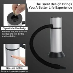 SOEKAVIA Infusione Portatile Di Fumo Fresco Per Migliorare Il Gusto Pistola Fumogena Pistola Fumogena Per Carne Portatile Con Trucioli Di Legno Per Alimenti, Carne, Formaggio -Prodotti Per Barbecue 67315053 3