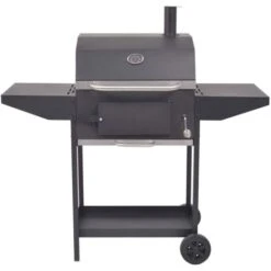 Barbecue A Carbonella Con Ripiano Inferiore Nero VidaXL -Prodotti Per Barbecue 7220932 4