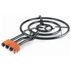 Fornello Per Paellero Lacor A Gas Butano 30-50-70 Cm, 3 Fuochi Per Padelle Da 38 A 90 Cm
