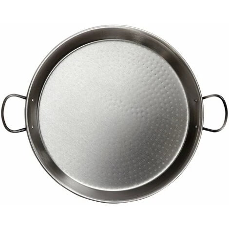 Tegame Paella Acciaia Martellato 30cm 3 Tegame Paella Acciaia Martellato 30cm