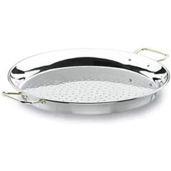 Lacor 60142- Padella Per Paella Valenciana Inox 42 Cm
