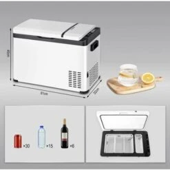 WOLTU Mini Frigo Portatile Frigorifero Piccolo Elettrico Mantenimento Freddo E Caldo -Prodotti Per Barbecue 80879250 3