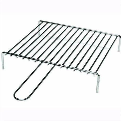 Graticola Per Barbecue, Griglia In Acciaio A Barre Con Piedini Alta Qualità Made In Italy -50 X 33 Cm 5 Graticola Per Barbecue, Griglia In Acciaio A Barre Con Piedini Alta Qualità Made In Italy -50 X 33 Cm - immagine 3