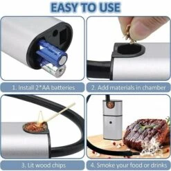 Affumicatore Portatile Per Cibi Freddi -Prodotti Per Barbecue 85901792 4