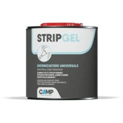 Camp STRIP GEL, Sverniciatore Professionale In Gel Per Legno, Ferro E Muro, Elimina Vernici, Impregnanti E Fondi